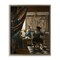 Stupell Industries Classical Vermeer Painting Framed Floater Canvas Wall Art Design by one1000paintings